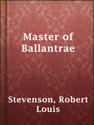 cover image of Master of Ballantrae